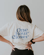 One Hour Closer Smiley Tee