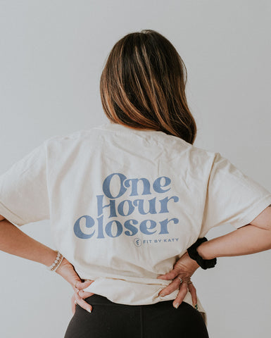 One Hour Closer Smiley Tee