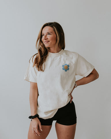 One Hour Closer Smiley Tee
