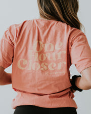 One Hour Closer Smiley Tee